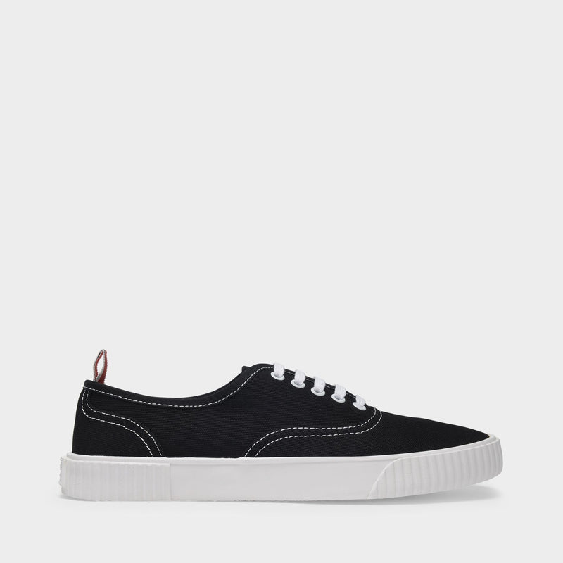 Heritage Trainer in Black Canvas