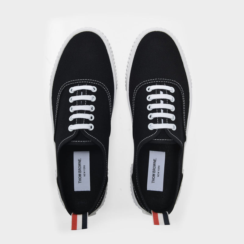 Heritage Trainer in Black Canvas