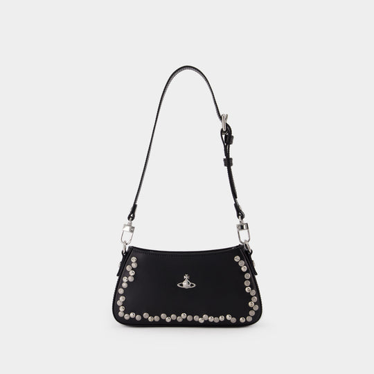 Tasha Shoulder Bag - Vivienne Westwood - Leather - Black