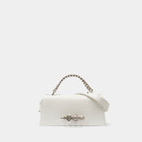 Jewel Mini Shoulder Bag - Alexander McQueen - Leather - White
