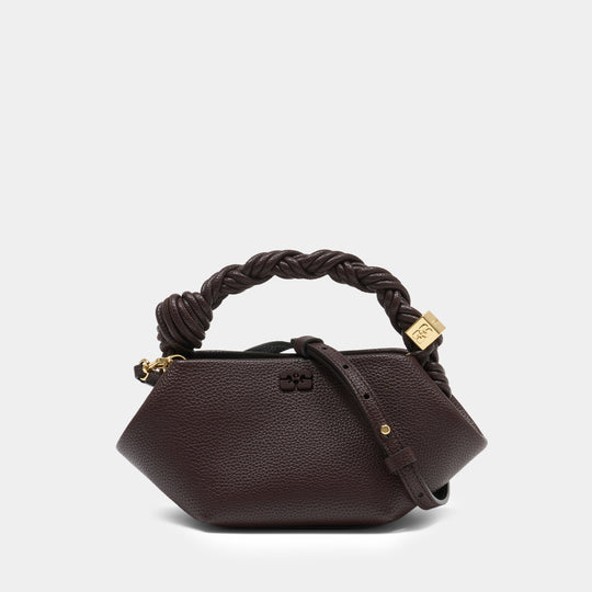 Bou Mini Handbag - Ganni - Synthetic - Brown