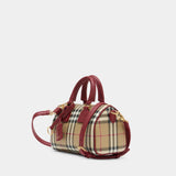 Ll Mini Bowling Purse - Burberry - Cotton - Red