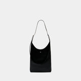 Large Melt Leather Shoulder Bag - Courreges - Leather - Black