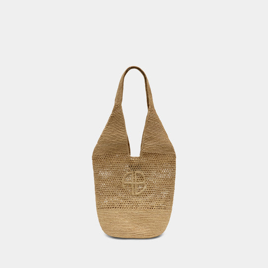 Hobo bag - ANINE BING - Raffia - Beige