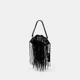 Manta Clutch - Alexander McQueen - Leather - Black