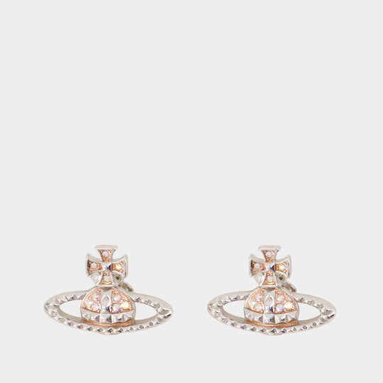 Mayfair Relief Earrings - Vivienne Westwood - Metal - Gold-tone