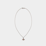 Man. Diamante Heart Necklace- Vivienne Westwood - Metal - Silver