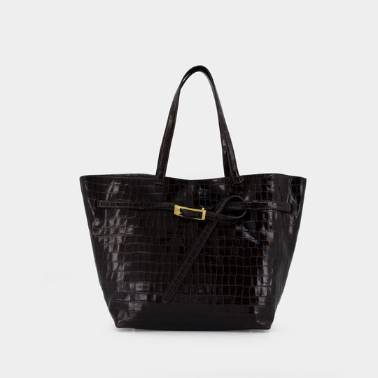 Elly Shopper Bag - ANINE BING - Leather - Brown