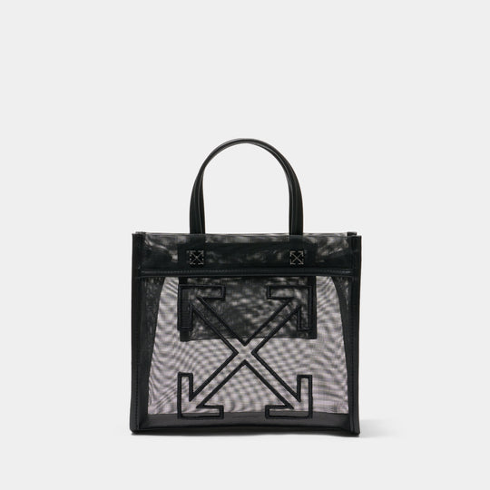 Market S Tote Bag - OFF WHITE - Synthetic - Black