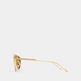Bv1466s Sunglasses - Bottega Veneta - Metal - Gold