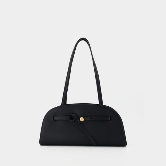 Romy East West Bauletto Purse - Tory Burch - Leather - Black