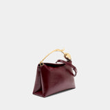 Medium Bloom Bag - ERDEM - Leather - Burgundy