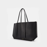 Abilla Shopper Bag - By Malene Birger - Leather - Black