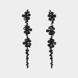 Floral Earrings - Simone Rocha - Synthetic Pearls - Black