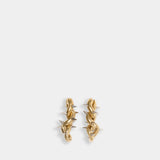 Hoop Earrings - Acne Studios - Metal - Gold