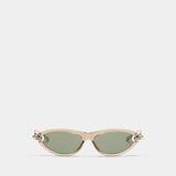 Bv1390s Sunglasses - Bottega Veneta - Synthetic - Beige
