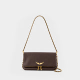 Rock Grained Crossbody - Zadig & Voltaire - Leather - Brown