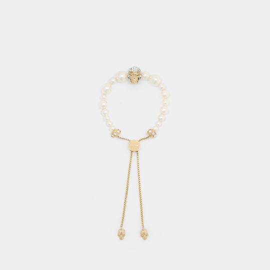 Skl & Prl Friendship Bracelet - Alexander McQueen - Synthetic - White