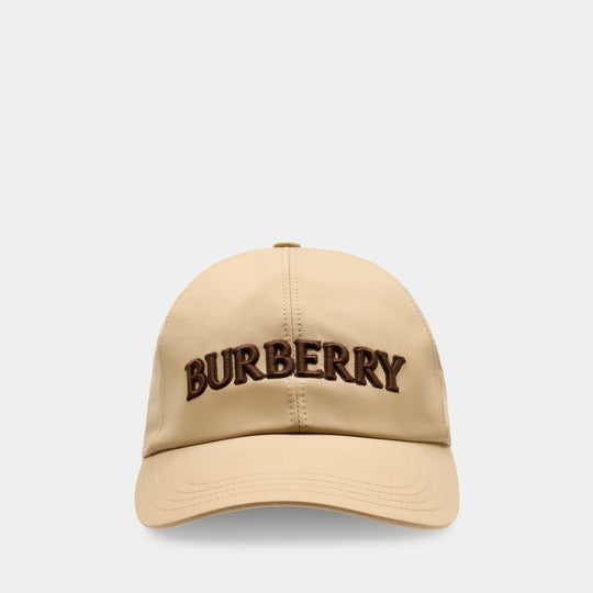 Cap - Burberry - Cotton - Beige