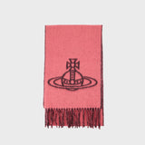 25x180 Scarf - Vivienne Westwood - Wool - Pink