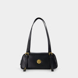 Small Shoulder Bag - Versace - Leather - Black