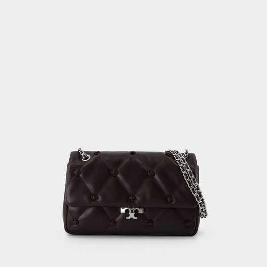 Bunny Knot Small Shoulder Bag - Tory Burch - Leather - Brown