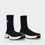 Speed 3.0 Sneakers in Black/White/Black Canvas