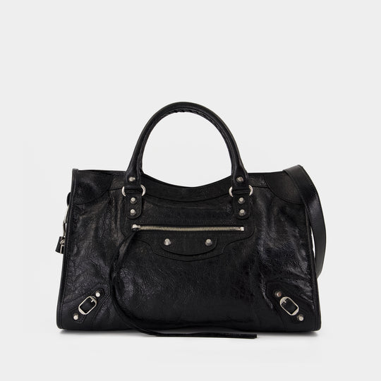 Le City Medium Purse - Balenciaga - Leather - Black