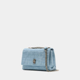 The Slim Dual Chain Shoulder Bag - Marc Jacobs - Leather - Blue