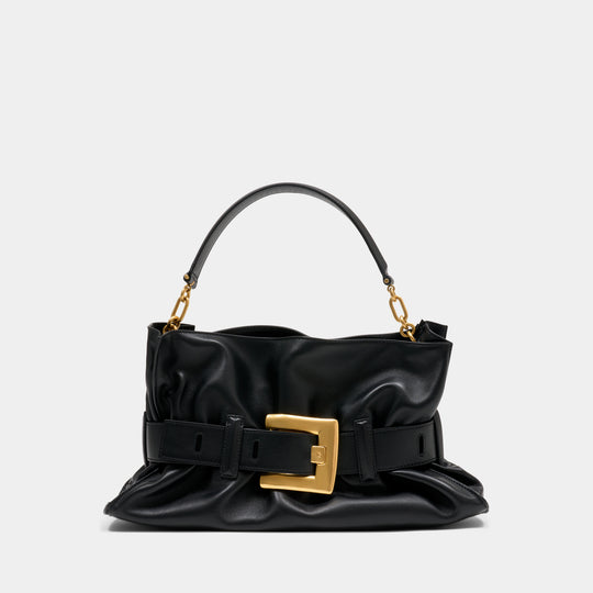 Anthem Medium Shoulder Bag - Balmain - Leather - Black