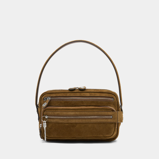 Camero Party V Shoulder Bag - Acne Studios - Leather - Khaki