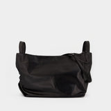 Tulip L Shoulder Bag - YOHJI YAMAMOTO - Leather - Black