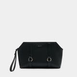 New Farringdon Clutch - Alexander McQueen - Leather - Black