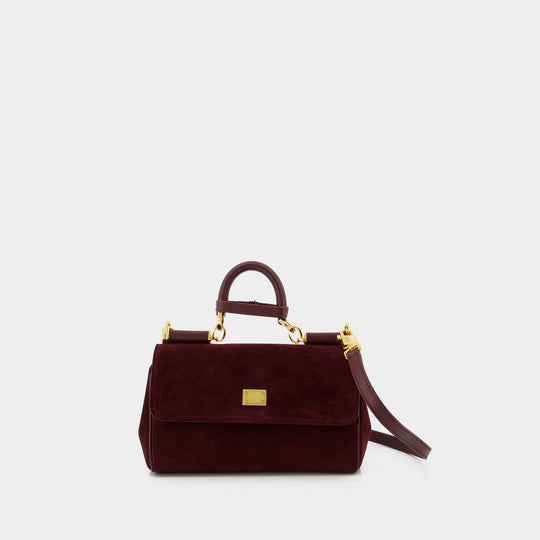 My Sicily Shoulder Bag – Dolce&Gabbana – Leather – Bordeaux