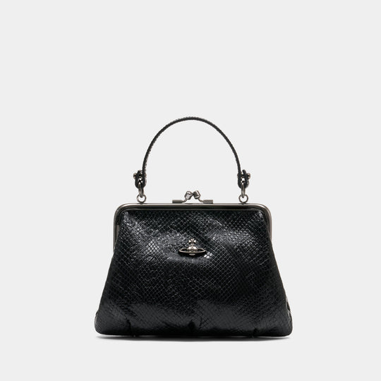 Granny Frame Purse - Vivienne Westwood - Leather - Black