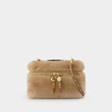 Romy Slim Top Handle Purse - Tory Burch - Leather - Brown