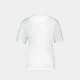 Small Logo T-Shirt - Lanvin - Cotton - White