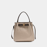 Romy Handbag - Tory Burch - Cotton - Grey