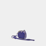 Camero Clip V Purse - Acne Studios - Leather - Purple