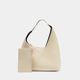 Sakaia 15944 Shoulder Bag - SAMSØE SAMSØE - Leather - Ivory