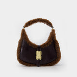 Kat Small  Piping Purse - Ganni - Synthetic - Brown