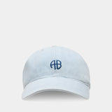 Jeremy Baseball Cap - ANINE BING - Cotton - Blue