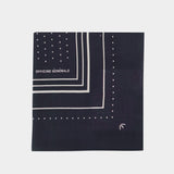 85x85 Scarf - OFFICINE GENERALE - Wool - Blue