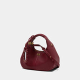 Hobo Mini Grained - Ganni - Synthetic - Red