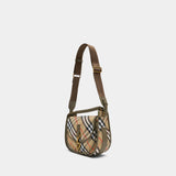 Ll Small B Clip Messenger Crossbody - Burberry - Synthetic - Multicolor