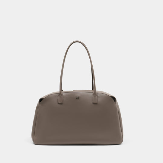 Xxl Strip Shoulder Bag - Courreges - Leather - Brown