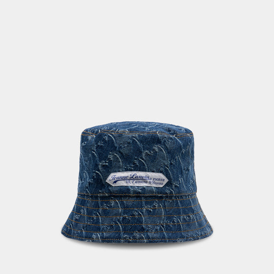Horse Bucket Hat - Lanvin - Cotton - Blue