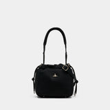 Hilary Small Shoulder Bag - Vivienne Westwood - Synthetic - Black