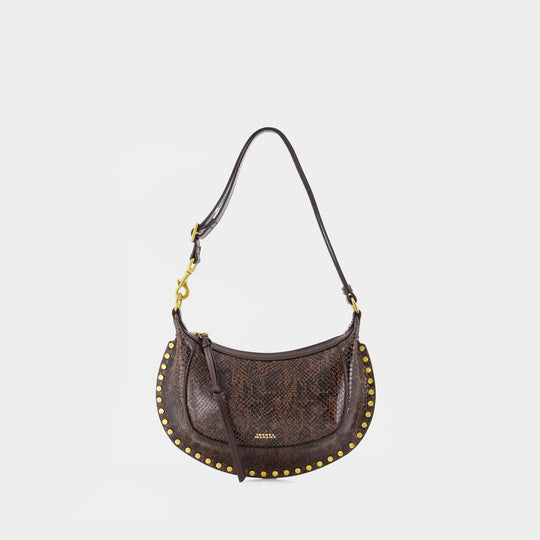 Oskan Moon Shoulder Bag - Isabel Marant - Leather - Brown