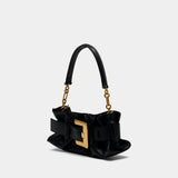 Anthem Mini Shoulder Bag - Balmain - Leather - Black